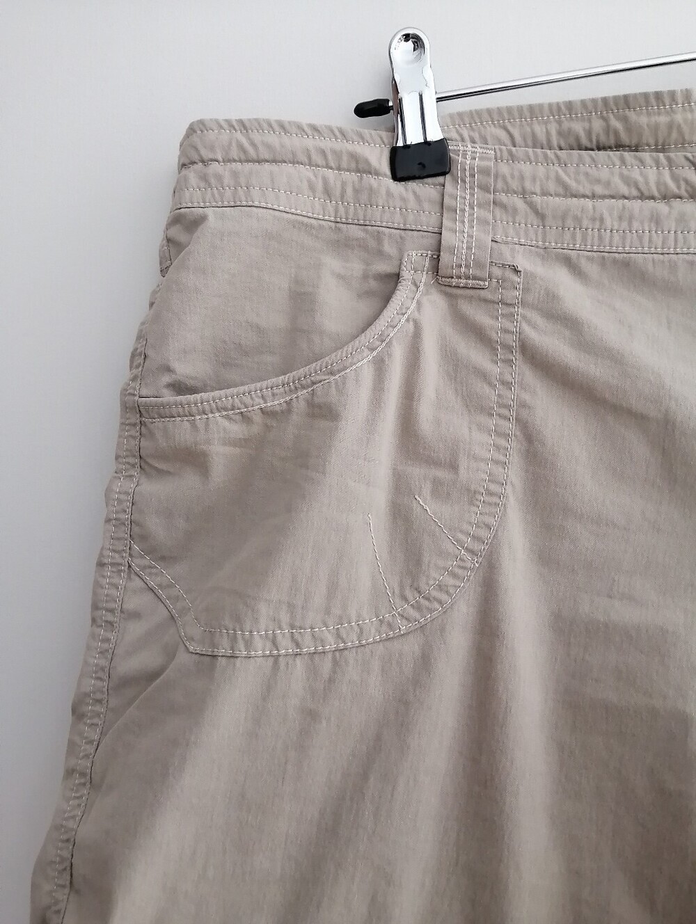 Kuhl Tan Beige Hiking Shorts Plus Size 14 Gorpcore Trail Outdoor - Picture 3 of 15